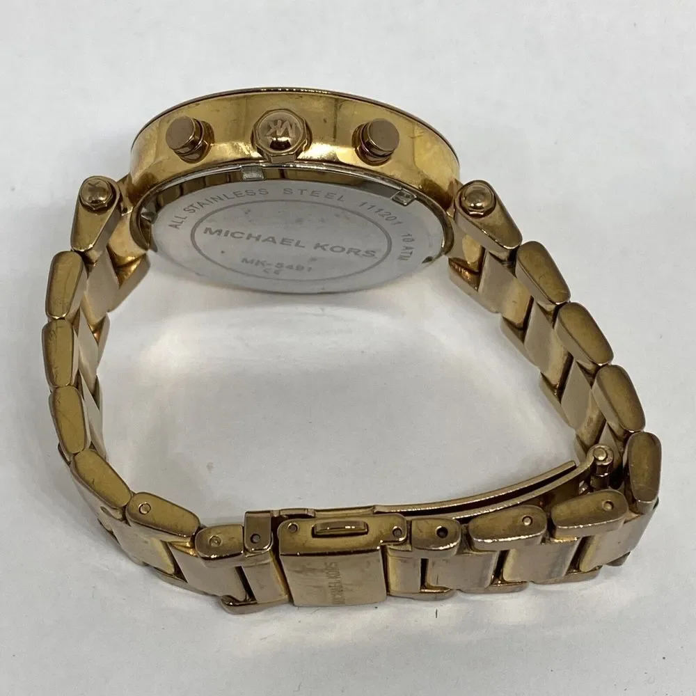 Michael Kors MK5491 Women's Rose Gold Stainless Steel Analog Dial Watch MP763 - Picture 11 of 12